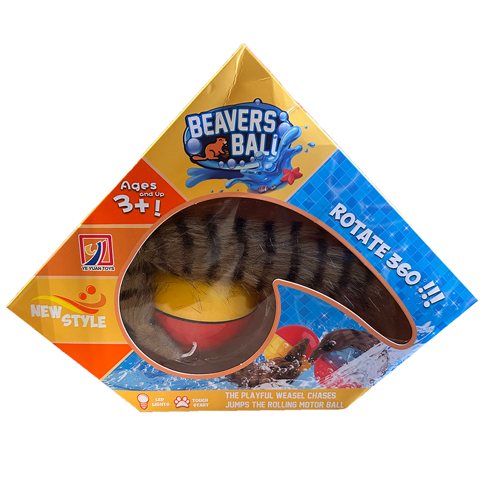 Beaver Ball Weasel Toy