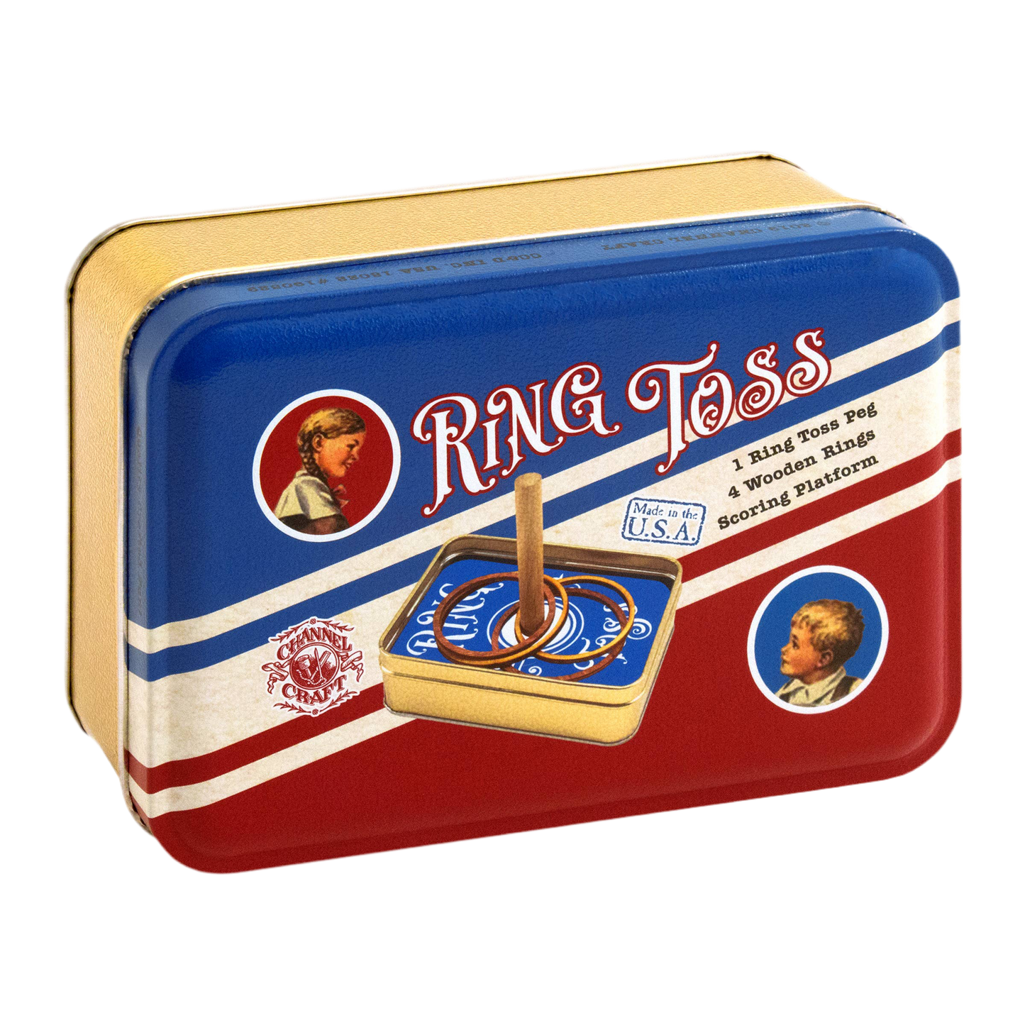 Ring Toss in a Classic Toy Tin