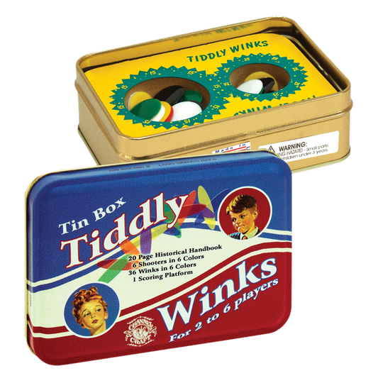 Tiddly Winks in a Classic Toy Tin