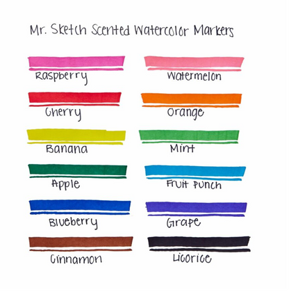 Mr. Sketch Scented Watercolor Markers
