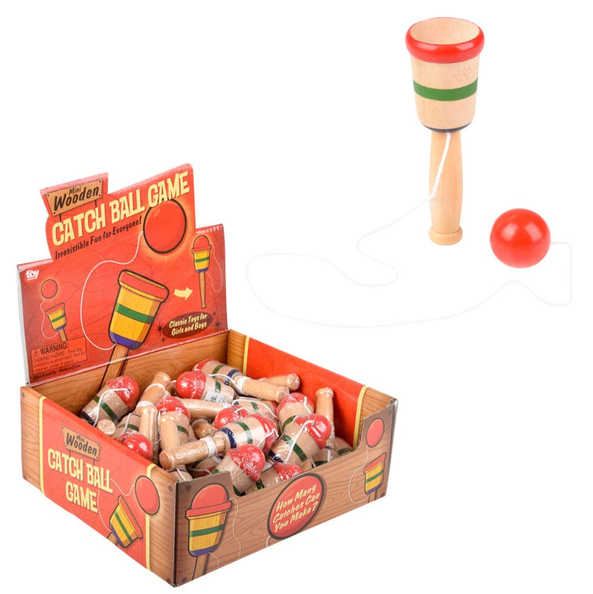 Wooden Catch Ball Game