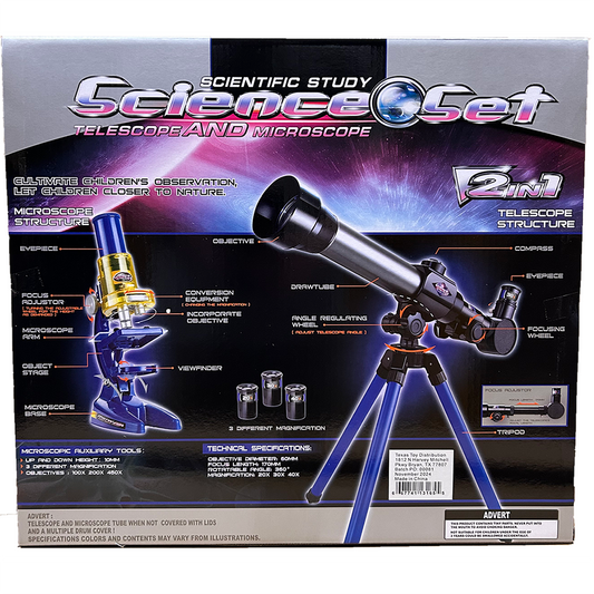 Telescope and Microscope Science Set