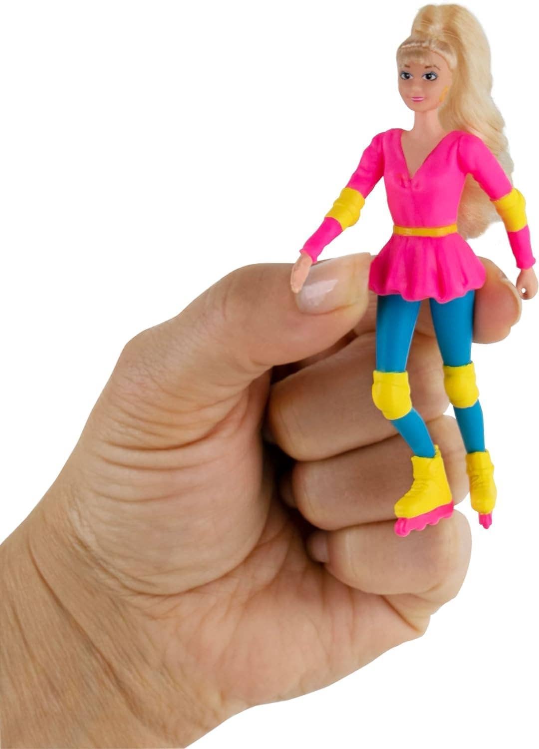 World's Smallest Barbie Cowgirl and Rollerblader Figures