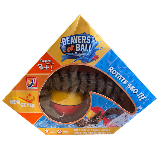 Beaver Ball Weasel Toy