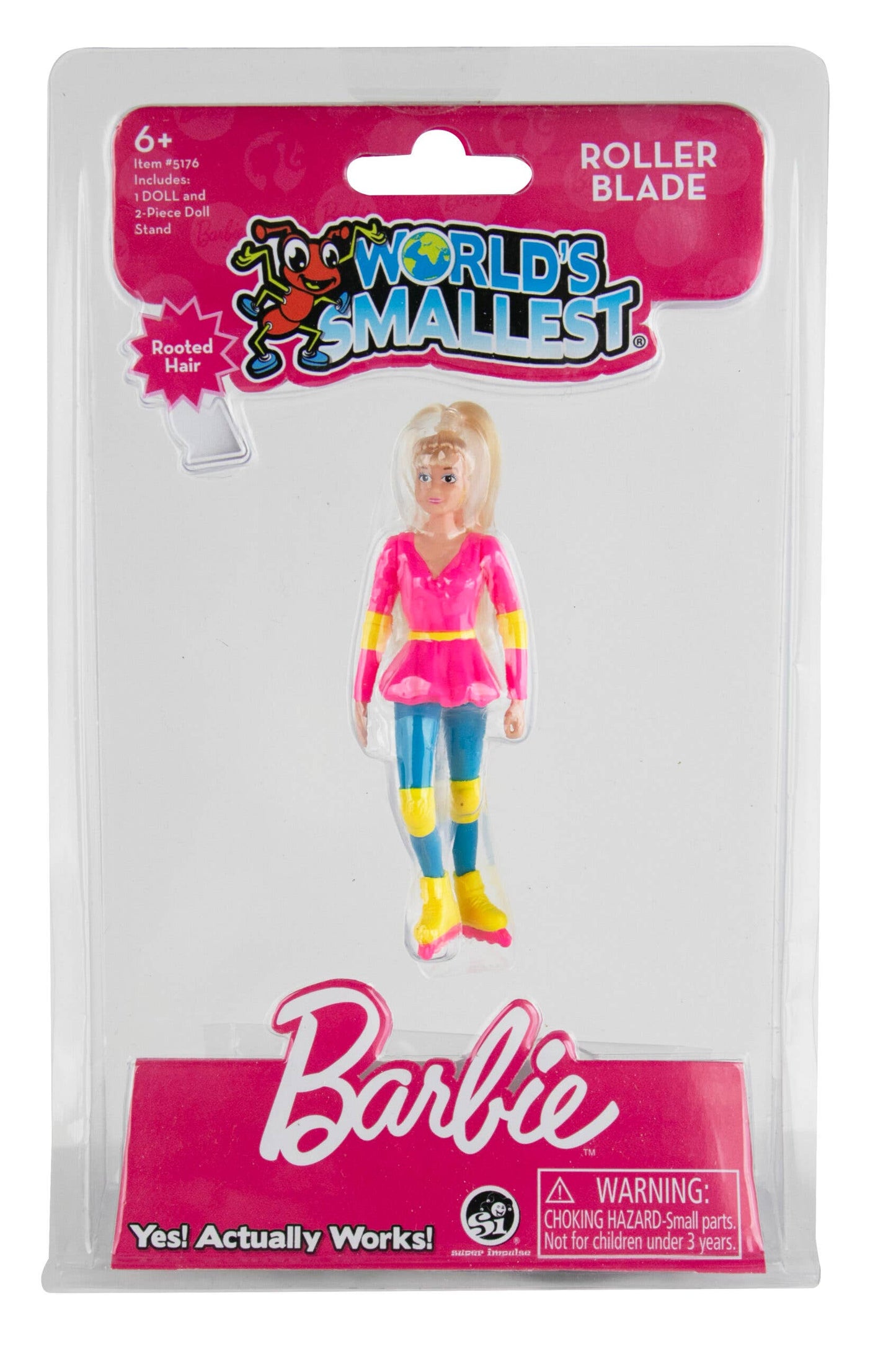 World's Smallest Barbie Cowgirl and Rollerblader Figures